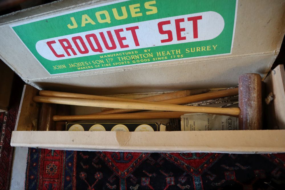 A Jaques croquet set